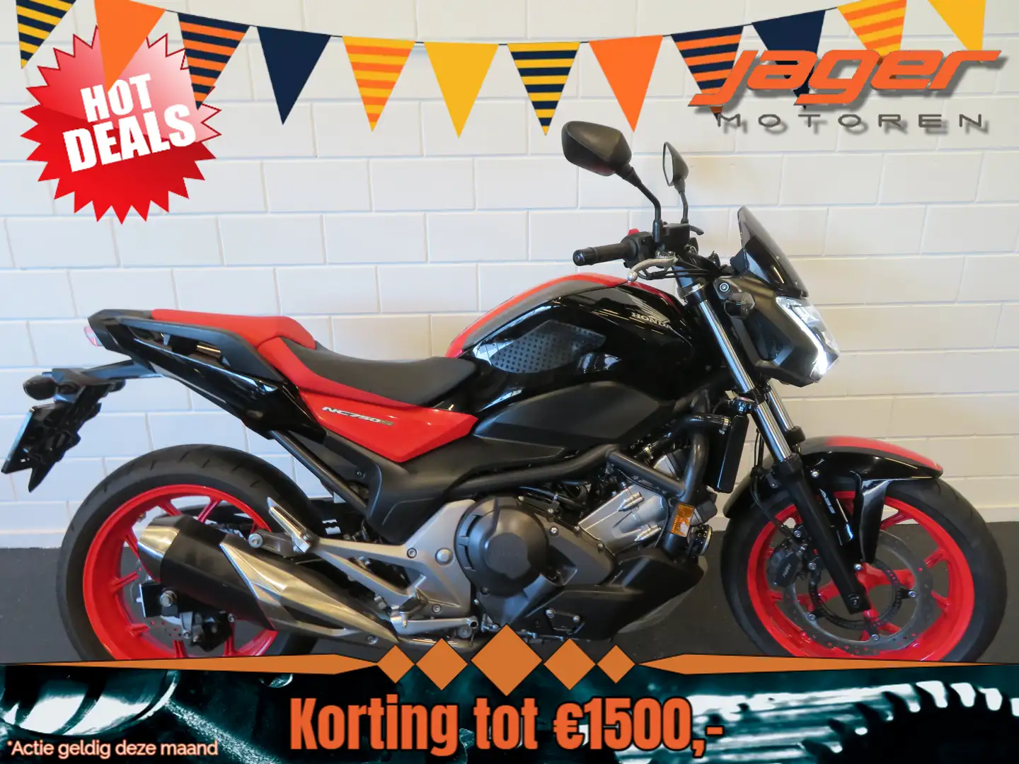 Honda NC 750 S DCT ABS SUPERGAAF! Rood - 1