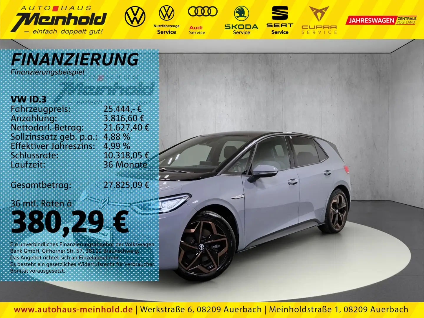 Volkswagen ID.3 Pro S Tour, 77 kwh, Wärmepumpe, Alu 19" Grau - 1