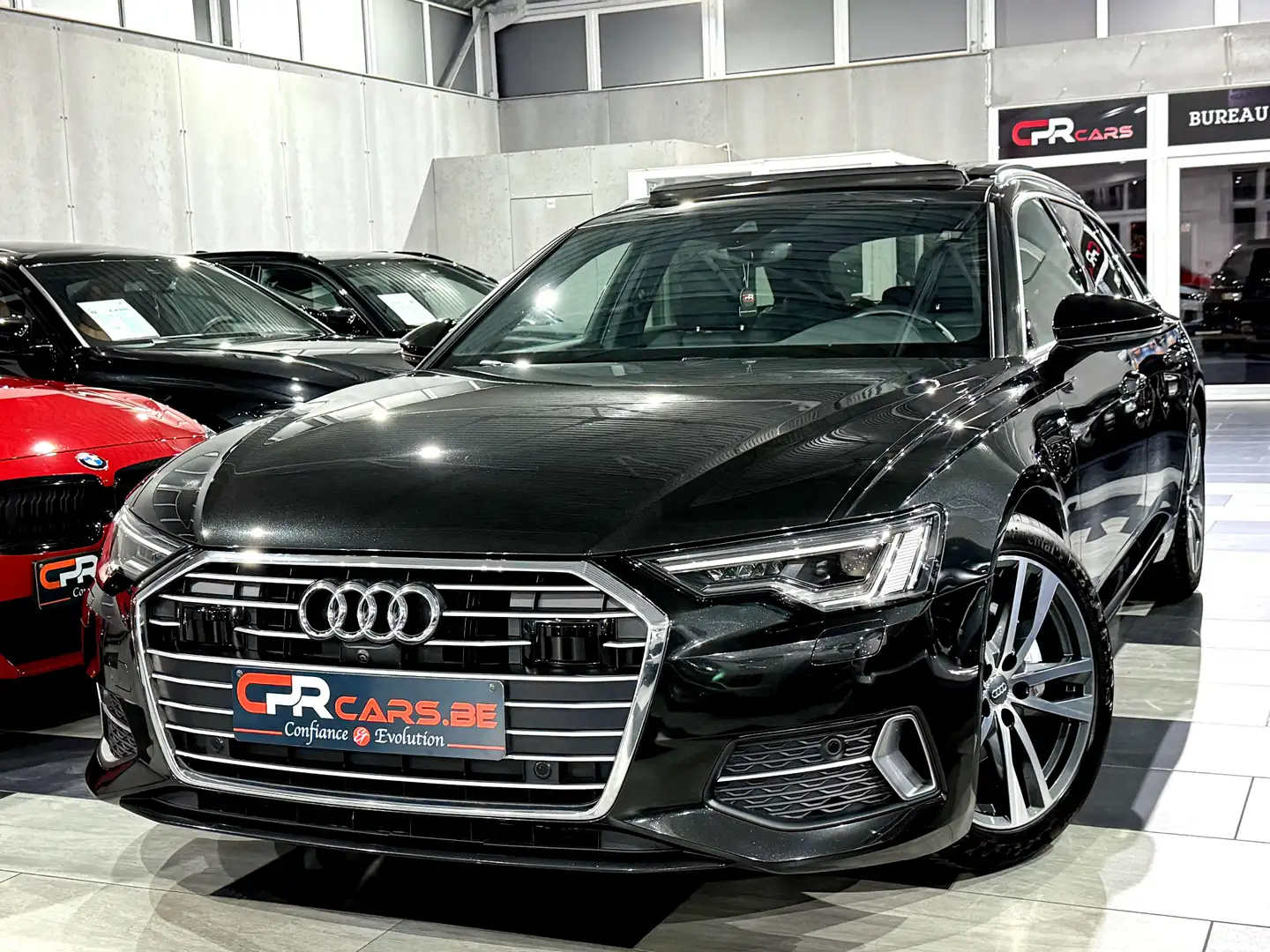 Audi A6 35 TDi S Line 1e Main Etat Neuf Full Hist. Gris - 1