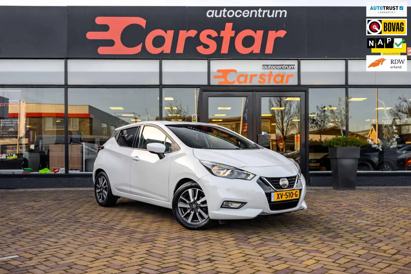 Nissan Micra 1.0 IG-T N-Connecta|Camera|Cruise|Automaat Blanco - 1