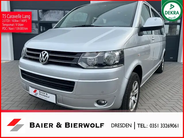 Volkswagen T5 Caravelle lang Comf. Klima PDC AHK 9 Sitzer