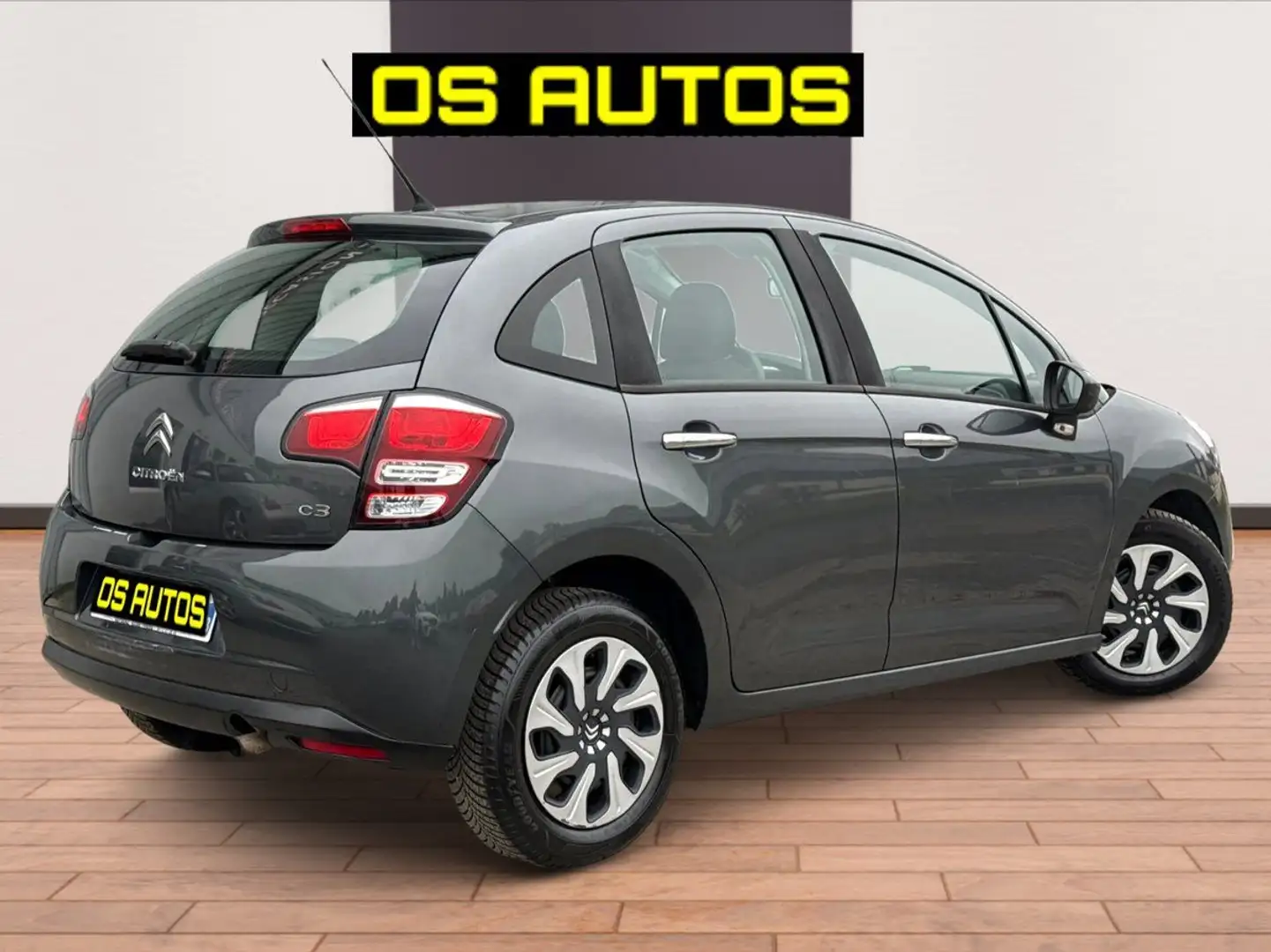 Citroen C3 II PHASE 2 1.2 82ch Attraction (4 CV) 2015, PACK CLIM REGULATEUR %2B 146 000KM Gris - 2