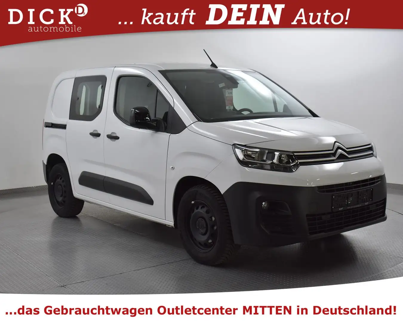 Citroen Berlingo Basis Elektromotor 3SITZ+KLIMA+PDC+TEMP Weiß - 1