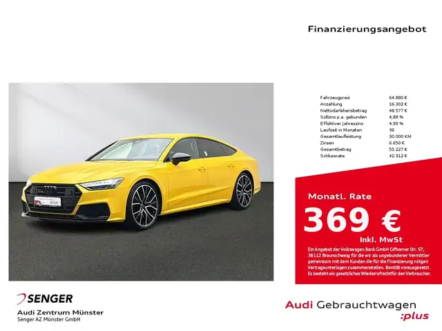 Audi S7 Sportback 3.0 TDI quattro Matrix B&O AHK Navi
