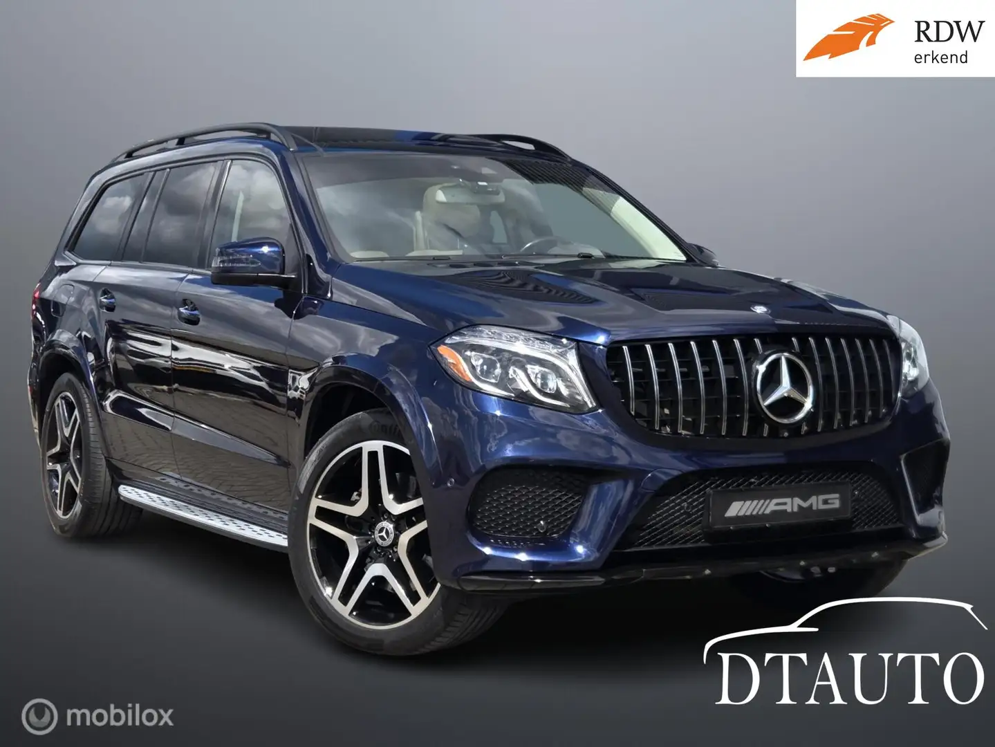 Mercedes-Benz GLS 500 4MATIC 7P AMG Lucht Dubbel Panorama Harman/Kardon Blau - 1