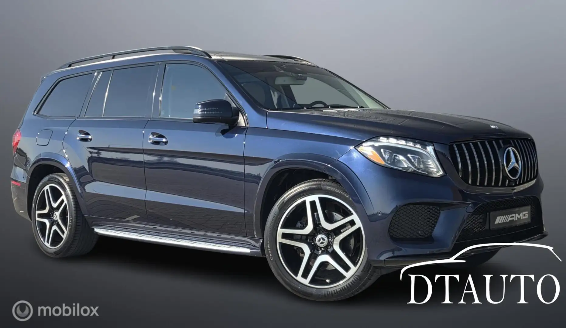 Mercedes-Benz GLS 500 4MATIC 7P AMG Lucht Dubbel Panorama Harman/Kardon Blau - 2