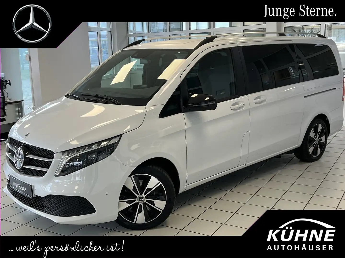 Mercedes-Benz V 300 d EDITION Lang Standheizung+Night+AHK+MBUX Wit - 1