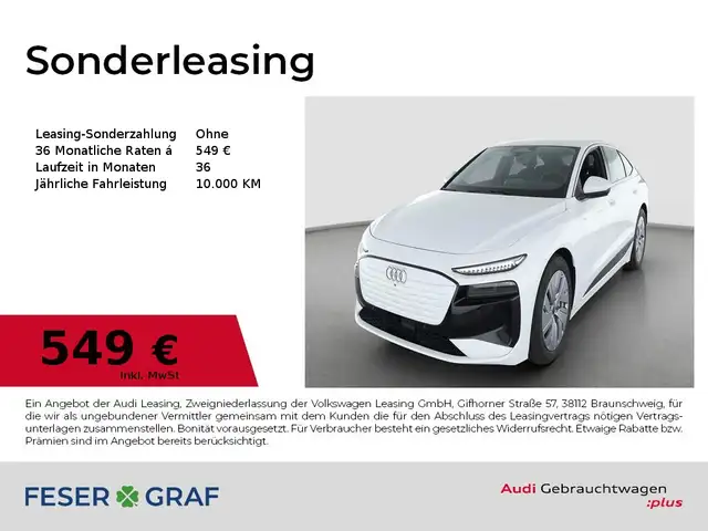 2026 Audi A6 E-Tron in White for sale