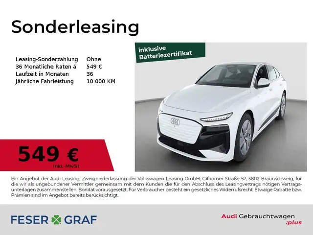 Audi A6 e-tron Sportback performance Standheiz AHK Matrix Luftfed