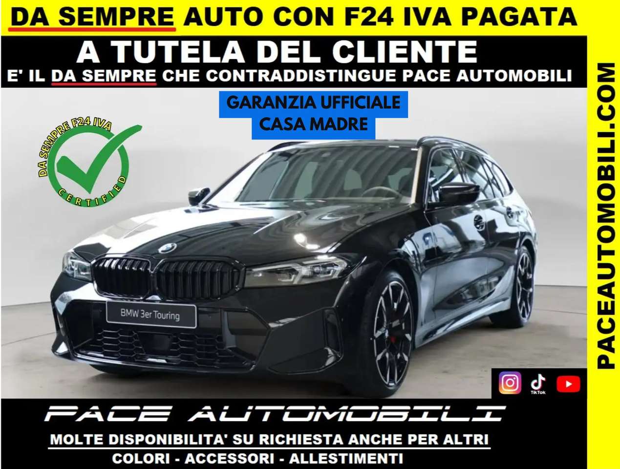 BMW 320 D TOURING M-SPORT MSPORT 19" BLACK PACK HUD KAMERA