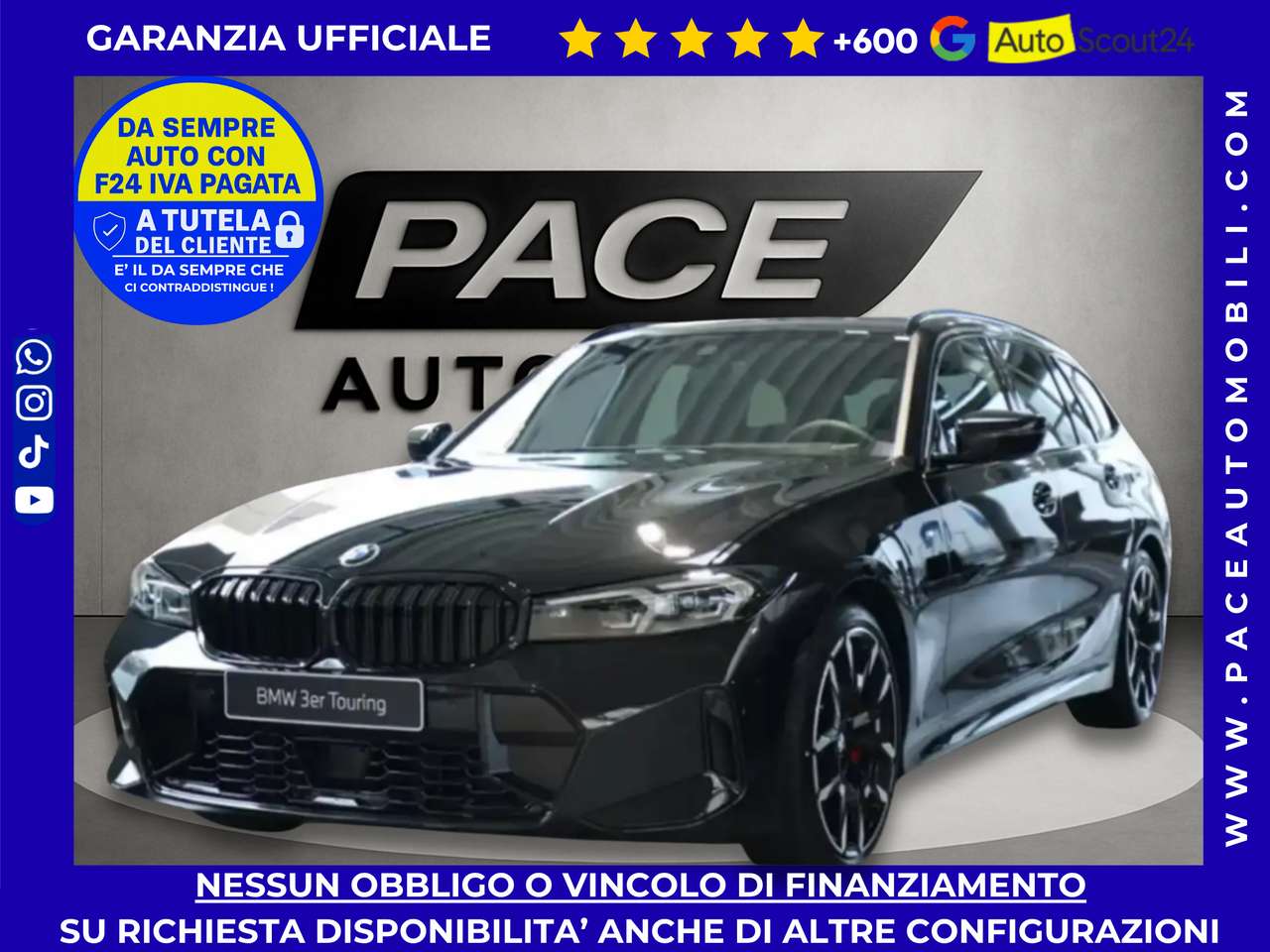 BMW 320 XD TOURING M-SPORT MSPORT PRO 19" BLACK PACK HUD