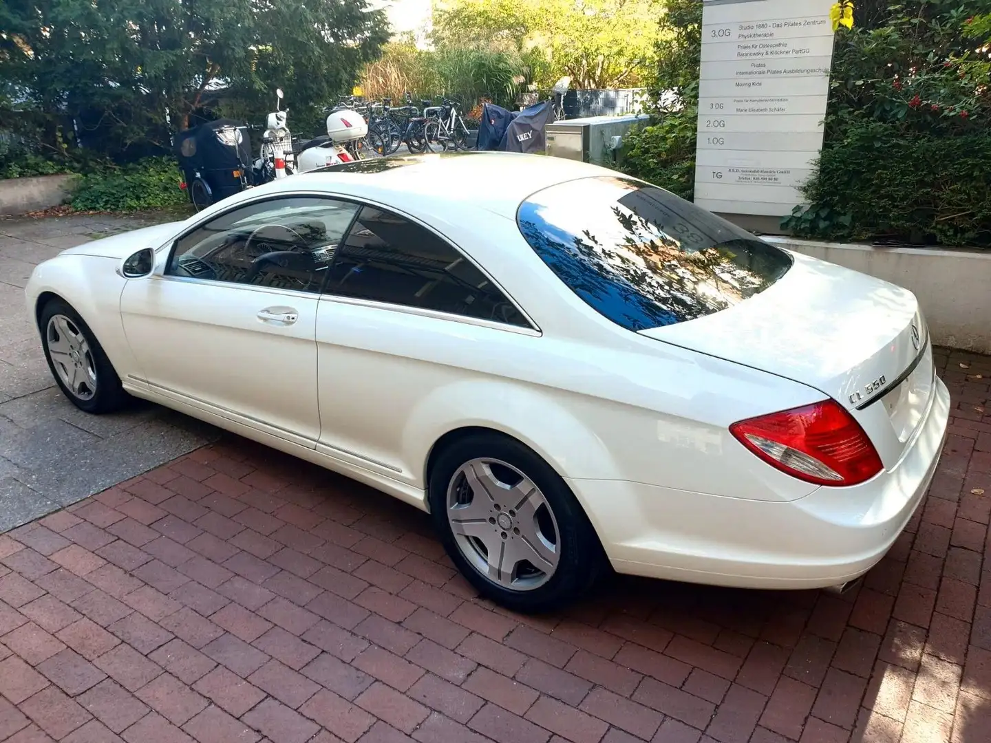Mercedes-Benz CL 500 Coupe Revers-Cam, Nachsicht, Keylessgo Blanco - 2