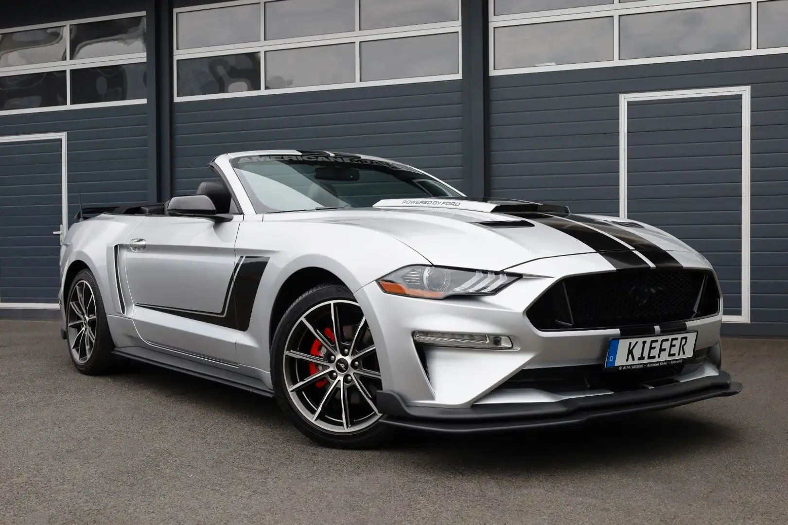 Ford Mustang 2.3 Cabrio/SHZ/SBL/CarPlay/Kamera/R19 Silver - 1