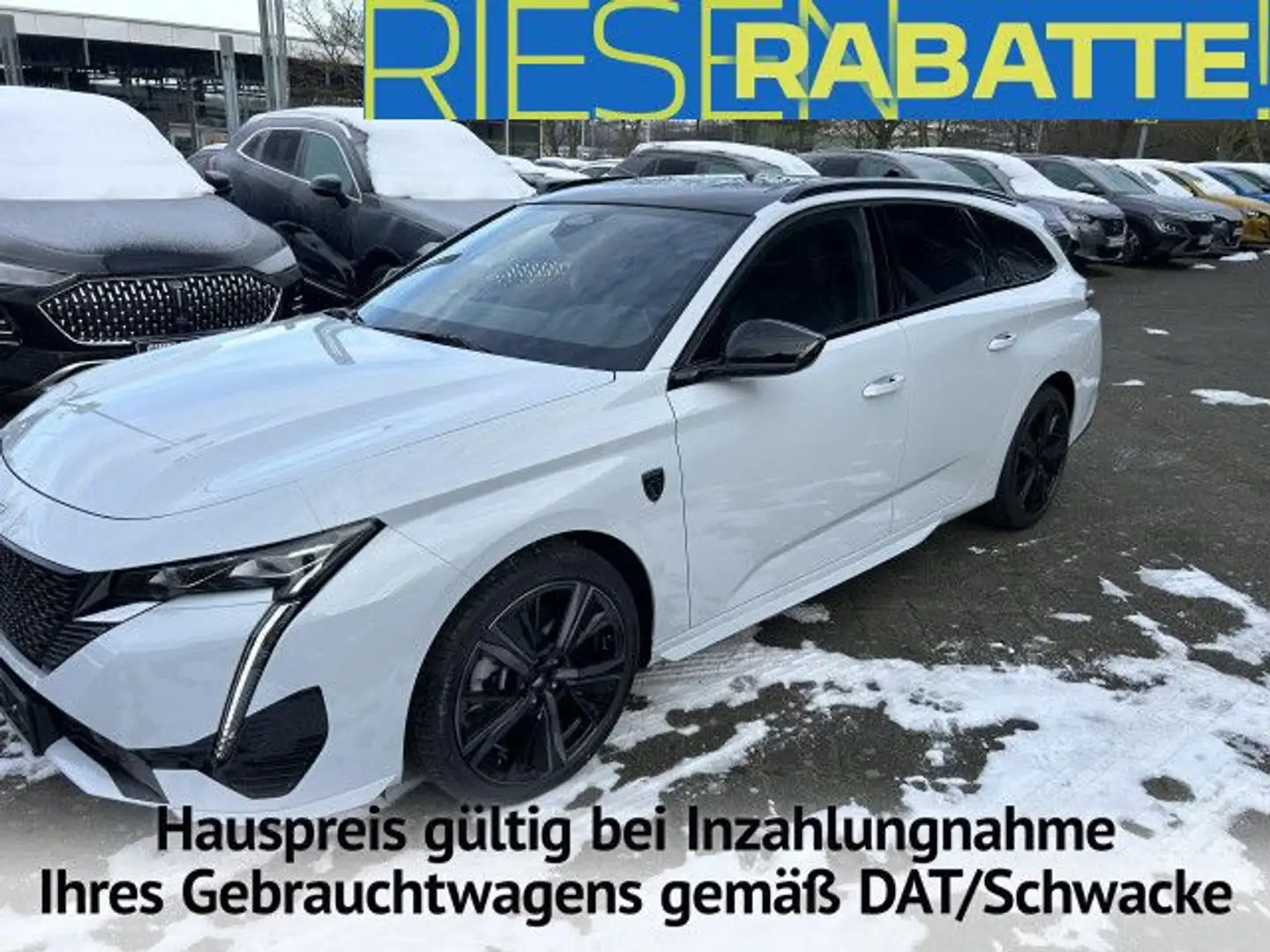 Peugeot 308 SW GT BlueHDi Panorama / Elekt. Heckklappe / 3 Weiß - 1
