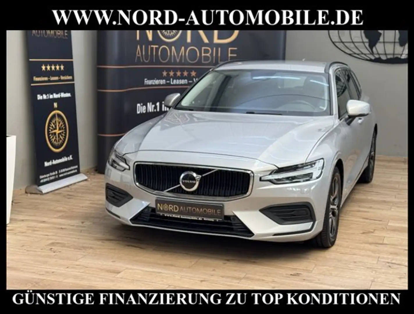 Volvo V60 Kombi B4 Core *AHK*ACC*LED*4xSHZ*UPE:57 Grau - 1