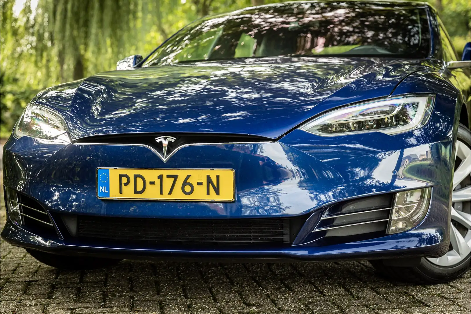 Tesla Model S 90D incl BTW Enhanced Autopilot Luchtvering Blauw - 2