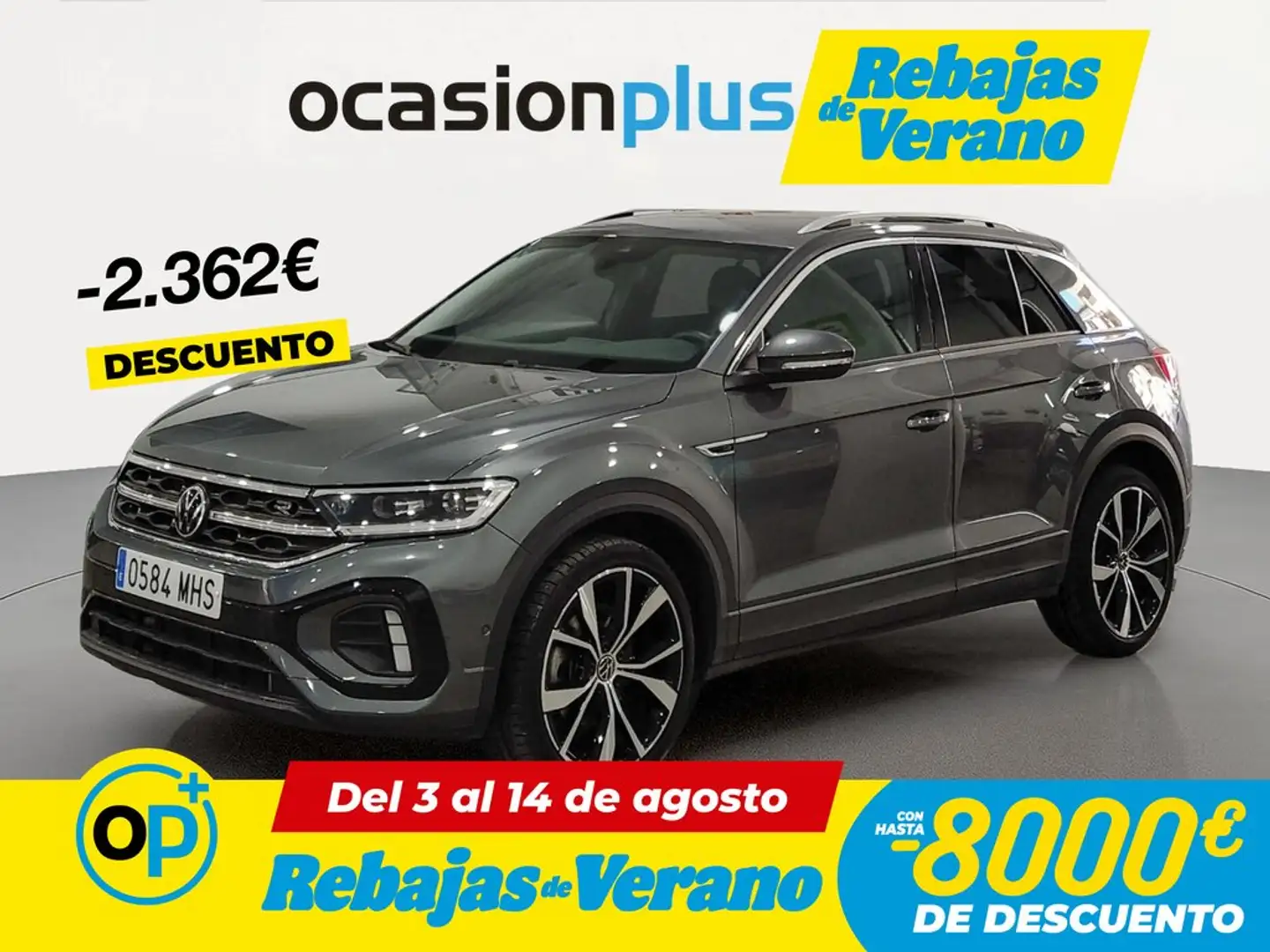 Volkswagen T-Roc 2.0TDI R-Line DSG7 110KW Gris - 1