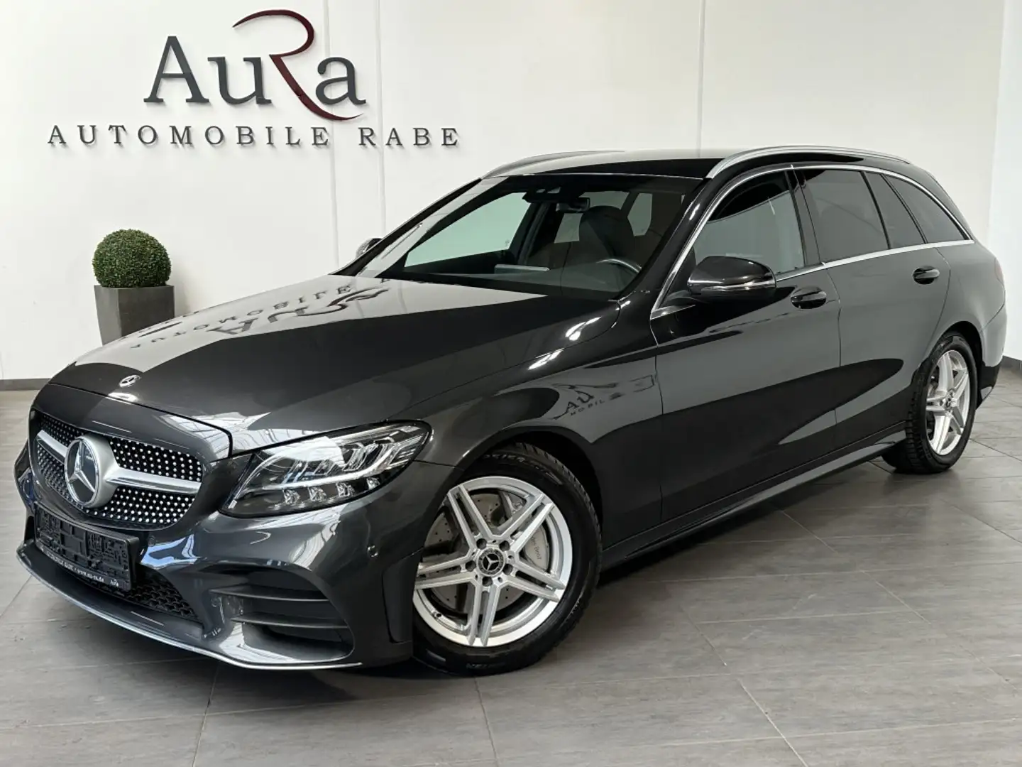 Mercedes-Benz C 300 T AMG-Line NAV+LED+BURMESTER+SHZ+TEMPOMAT Gris - 1