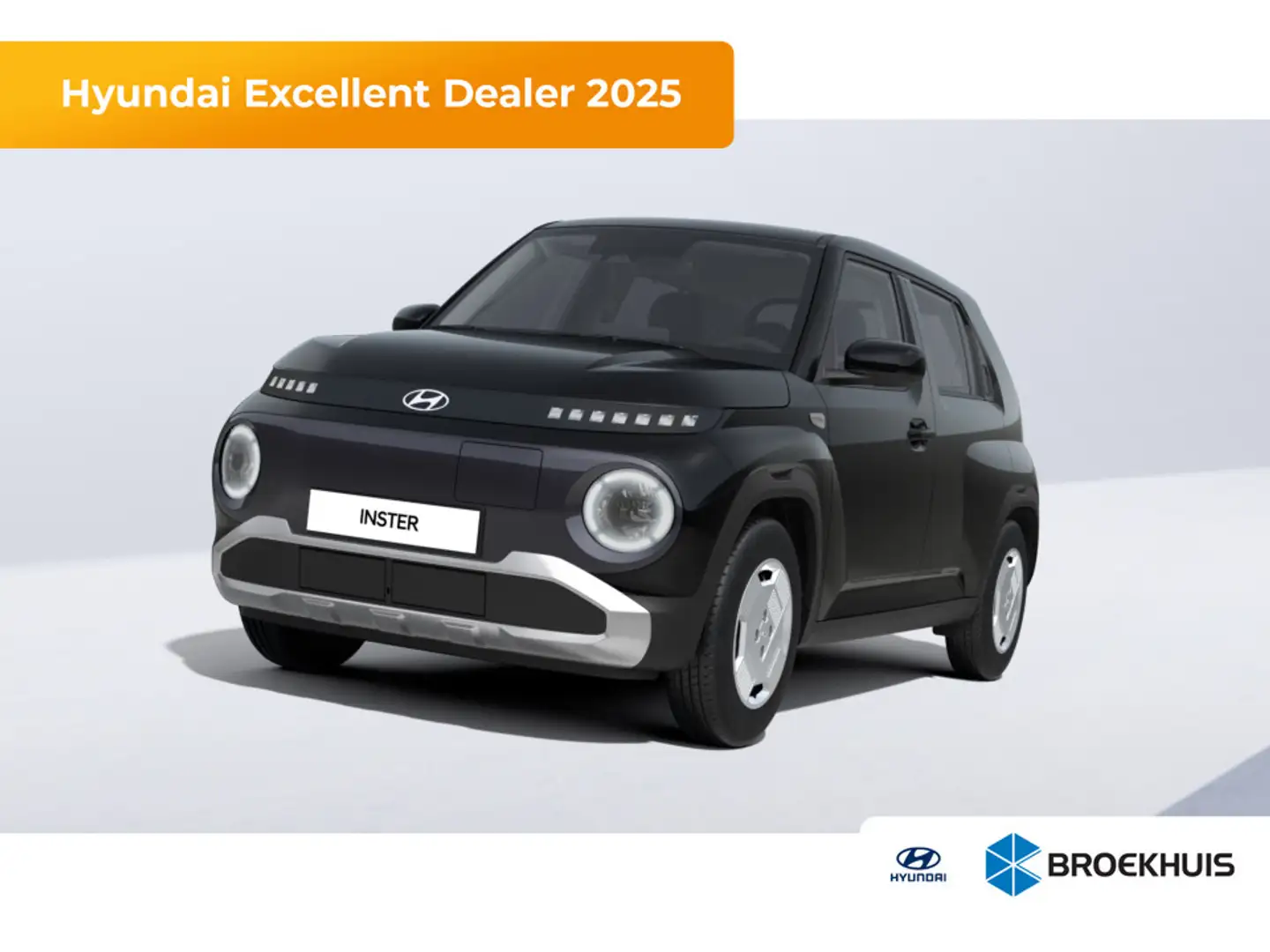 Hyundai Inster E-Motion Vanaf € 293,- p/m Private Lease | € 3600, Zwart - 1