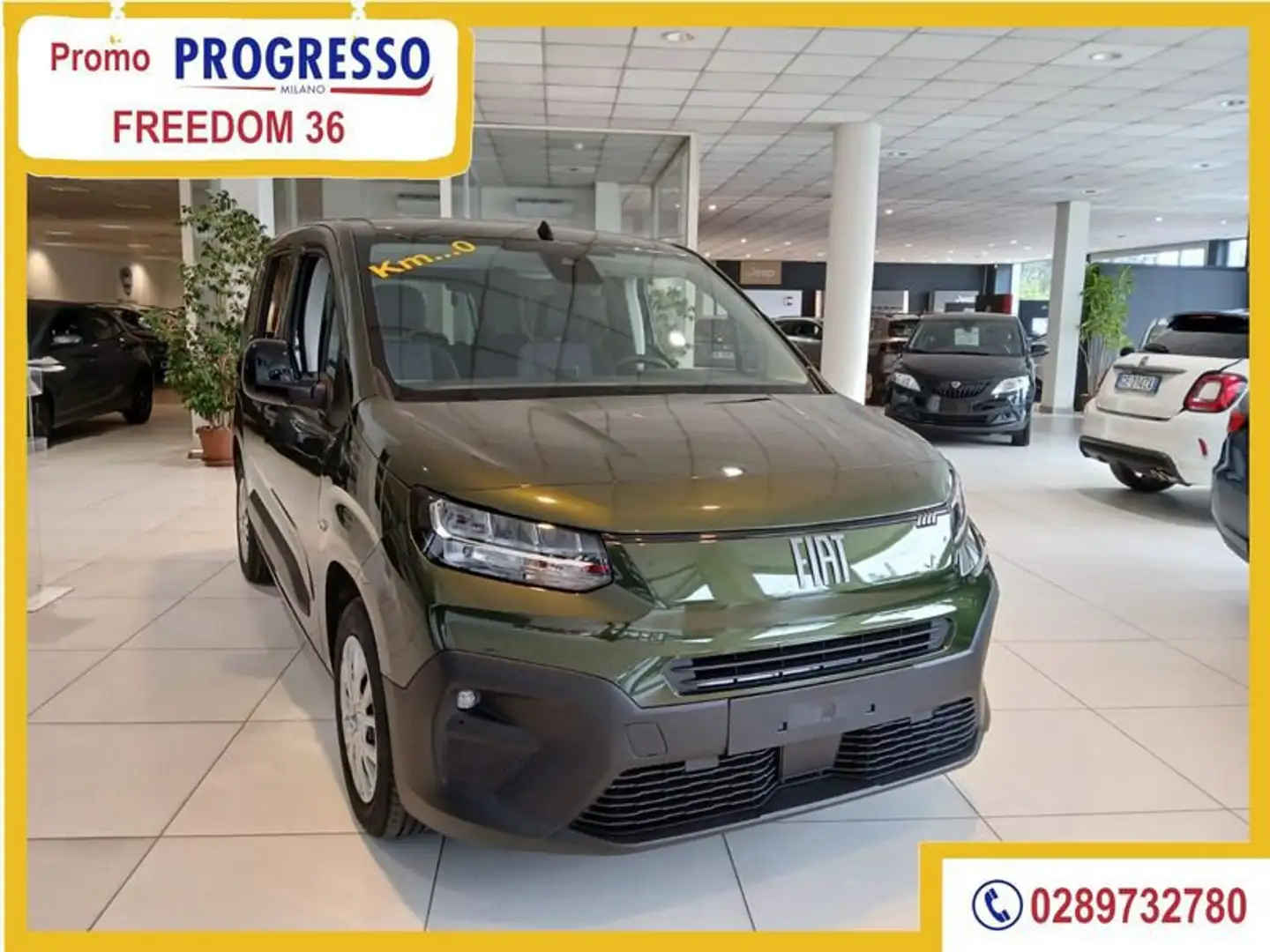Fiat Doblo 1.5 BlueHdi 130 CV PC Magic Top "NUOVO" Verde - 1