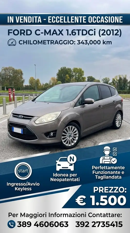 Ford C-Max 1.6 tdci Titanium 115cv dpf — photo 1 of 15