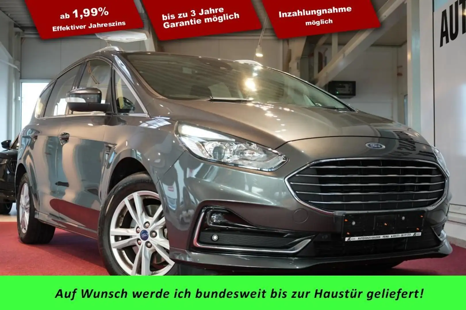 Ford S-Max 2.0 TITANIUM *7-Sitzer*LED*Navi*Klima* Grau - 1