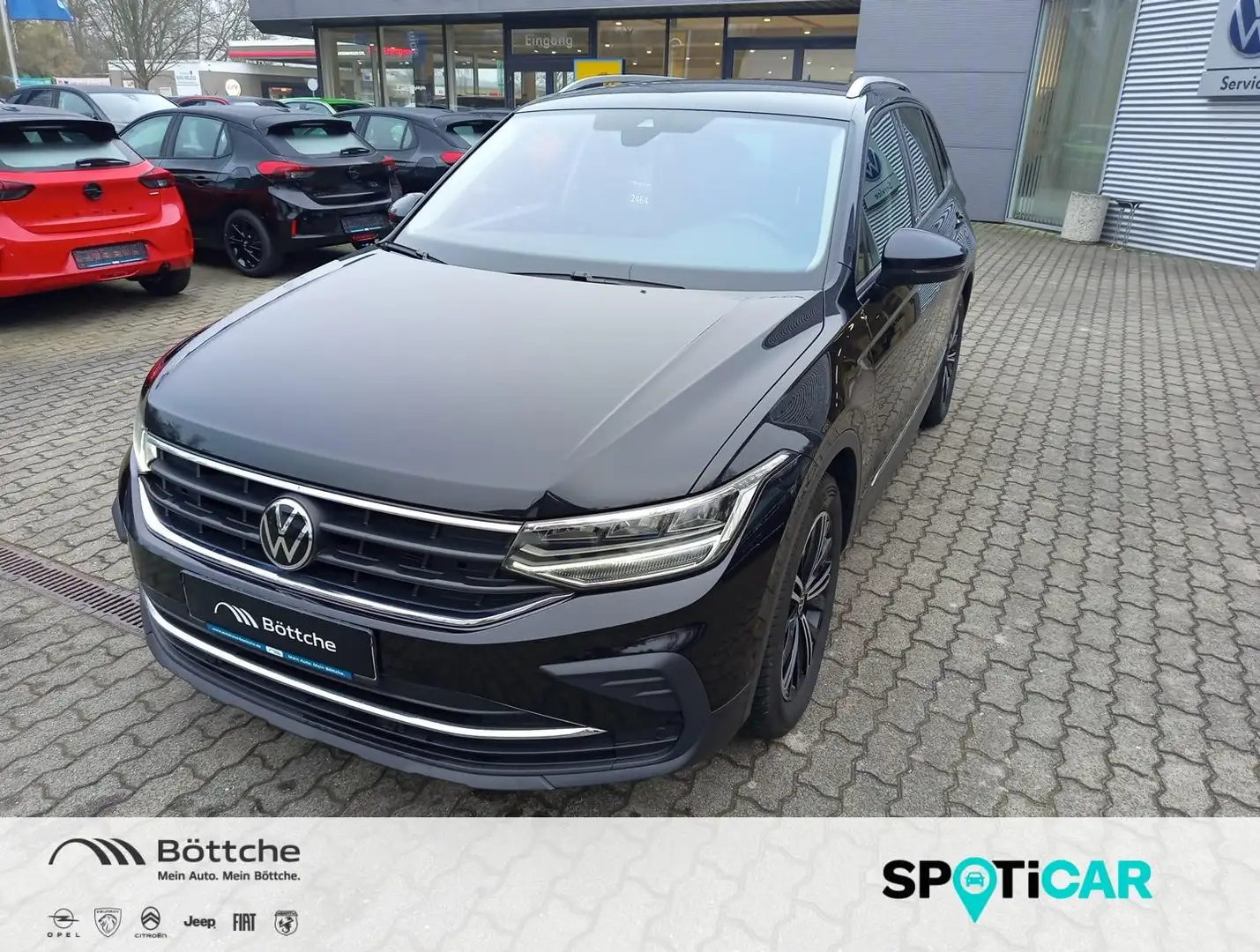 Volkswagen Tiguan 2.0 Active LED/AHK/Navi/SHZ/Allwetter/Kamera Schwarz - 1
