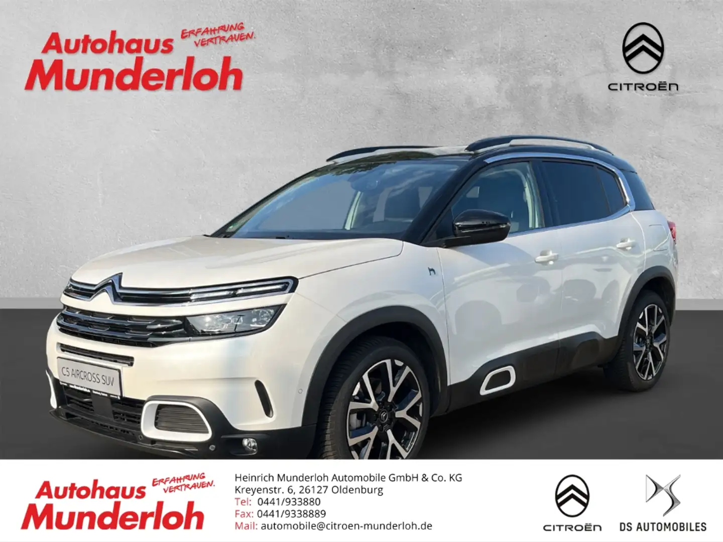 Citroen C5 Aircross Shine Pack Hybrid 225 Plug-In EU6d Weiß - 1