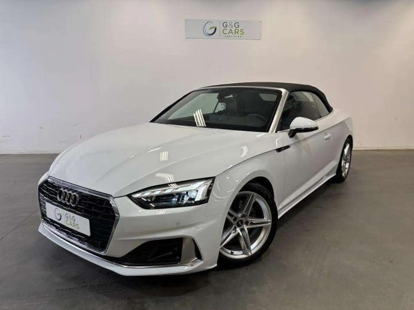 Audi A5 Cabriolet *S-LINE* *Garantie 24 mois* Blanc - 1
