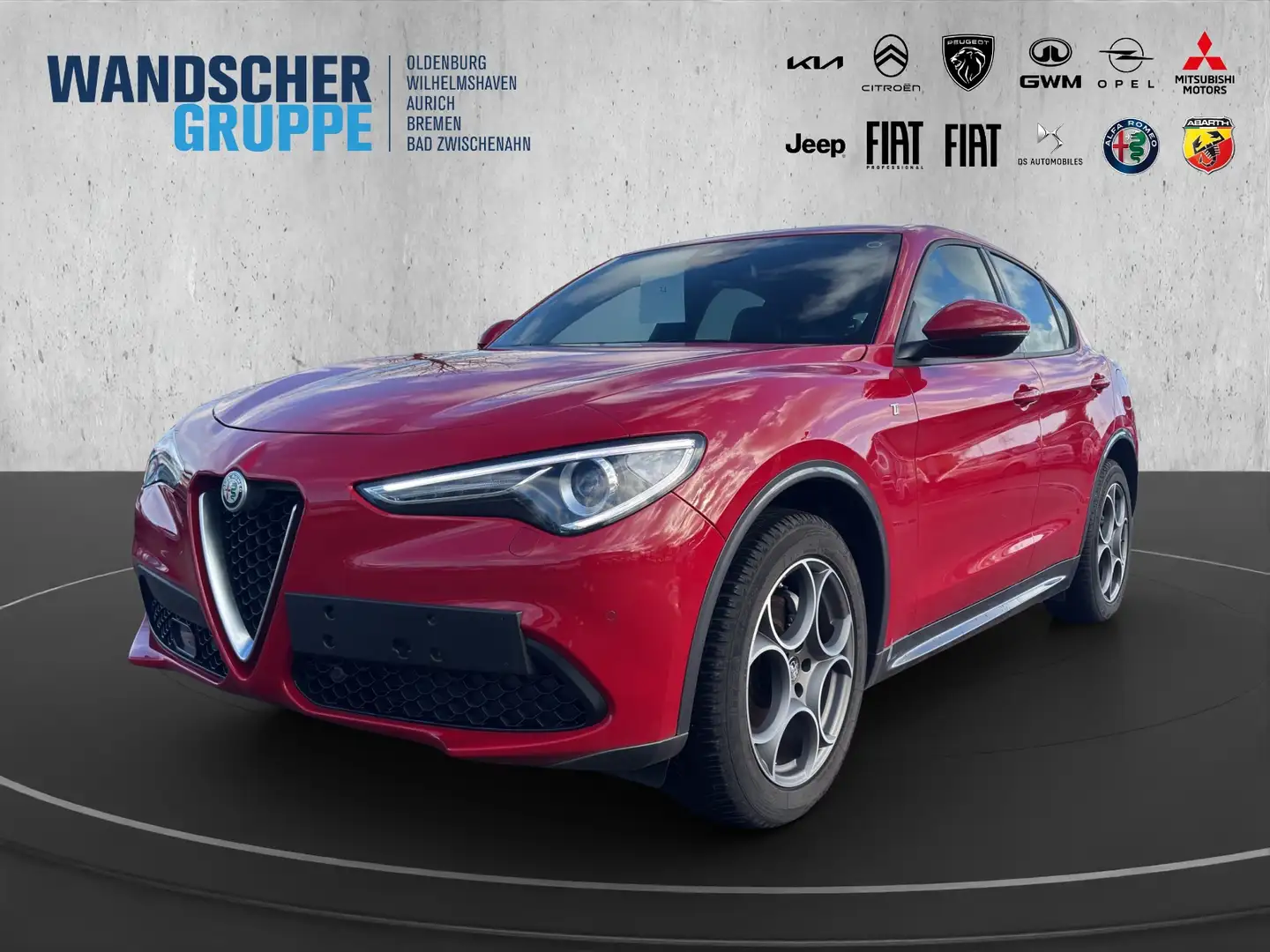 Alfa Romeo Stelvio 2.0 Turbo Ti Q4 *LENKRADHEIZUNG*KEYLESS* Rot - 1