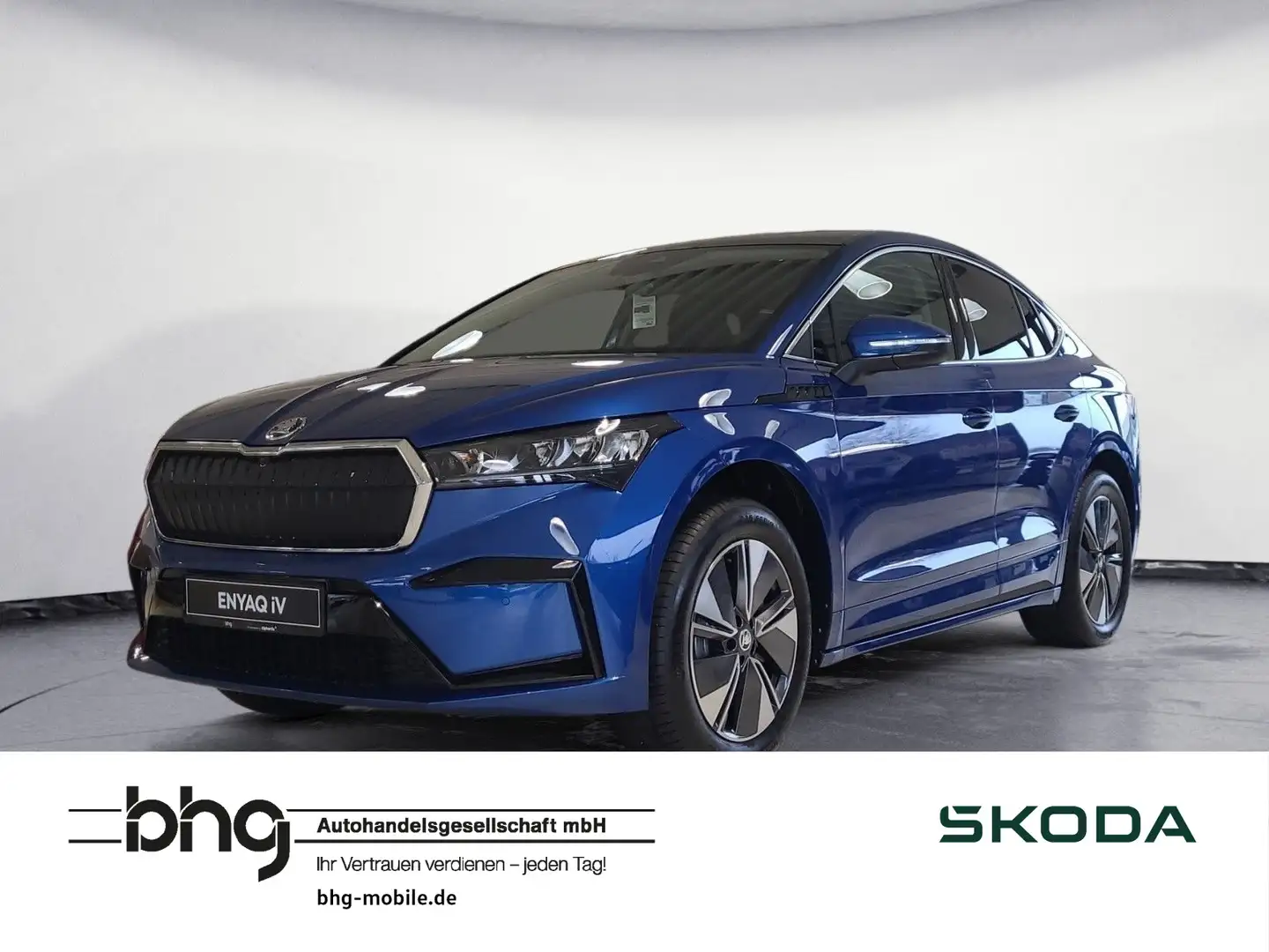 Skoda Enyaq Coupe 85 h Batterie Elektromotor 1-Gang-Au Blau - 1