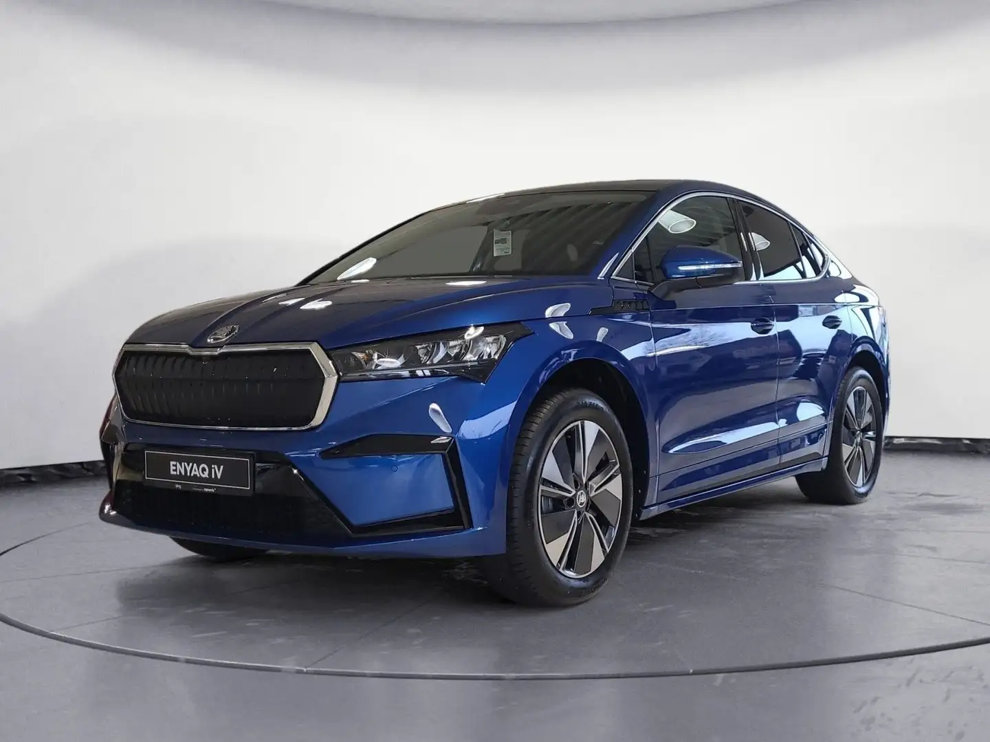Skoda Enyaq Coupe 85 h Batterie Elektromotor 1-Gang-Au Blau - 2