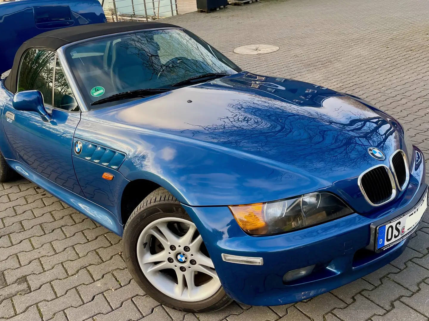 BMW Z3 Z3 roadster 1.9i mit Wertgutachten Kék - 1
