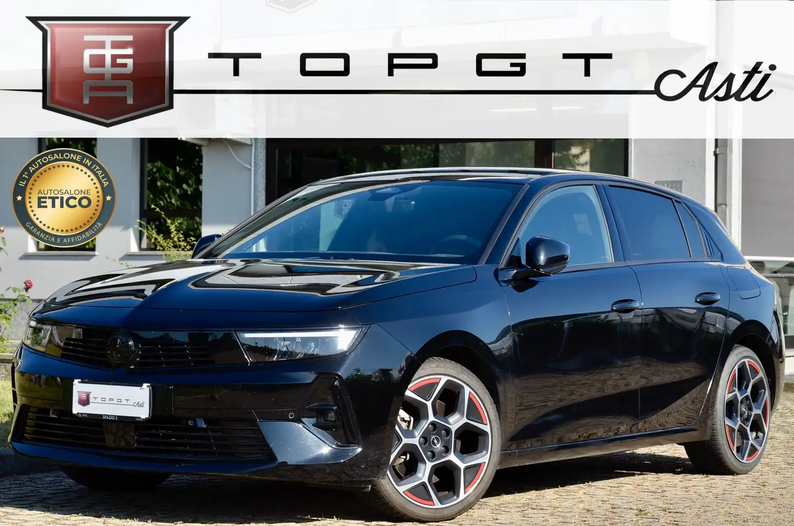 Opel Astra 1.6 plug-in hybrid GS Line 150cv auto SERVICE OPEL Nero - 1