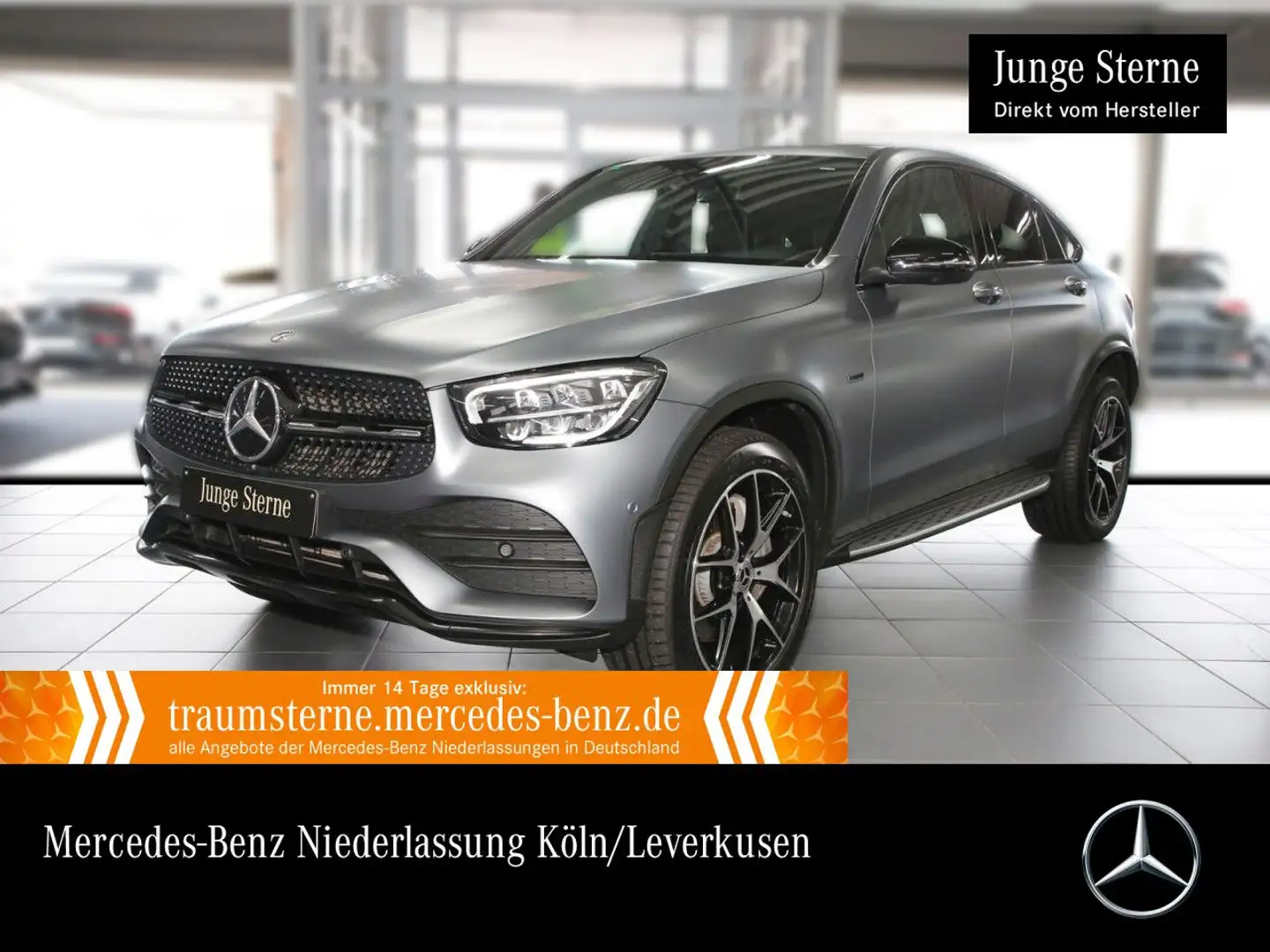 Mercedes-Benz GLC 300 e Coupé 4M AMG+NIGHT+360+LED+BURMESTER+9G Grau - 1