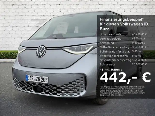 Volkswagen ID. Buzz Pro People KAMERA AHK-klappbar Digitales Cockpit L