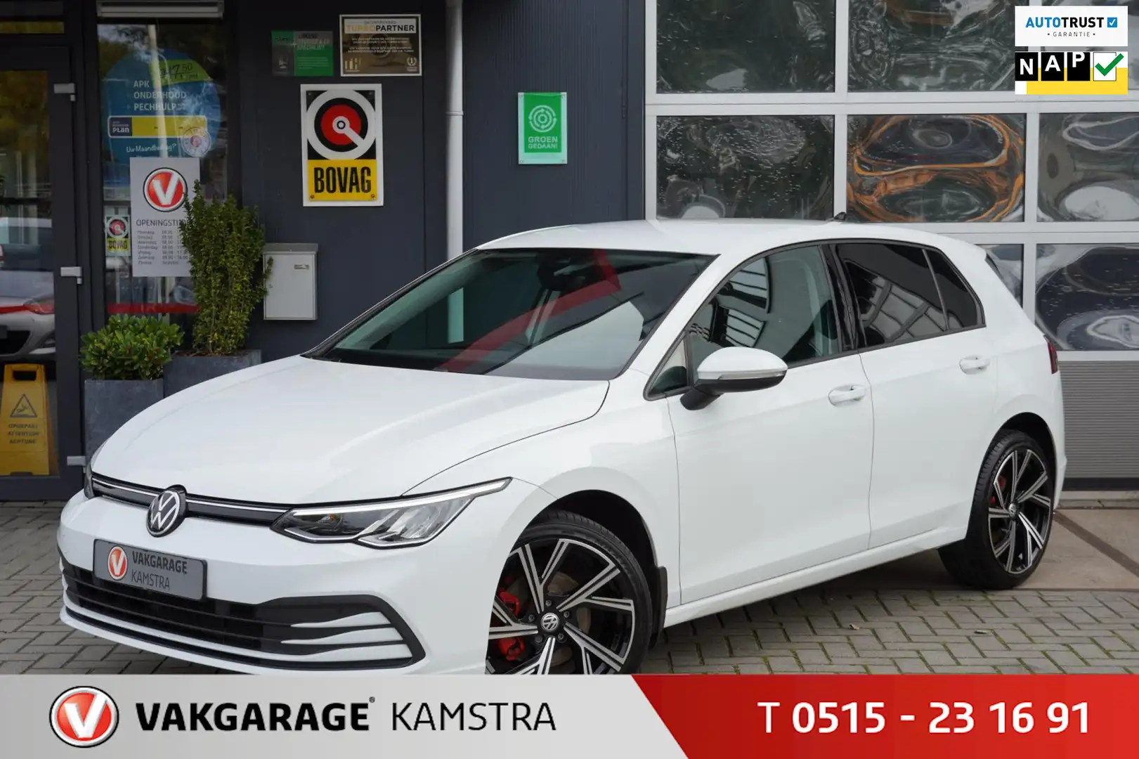 Volkswagen Golf 8 1.0 TSI ACC/Navi/PDC/18inch/Stoelverw. Wit - 1