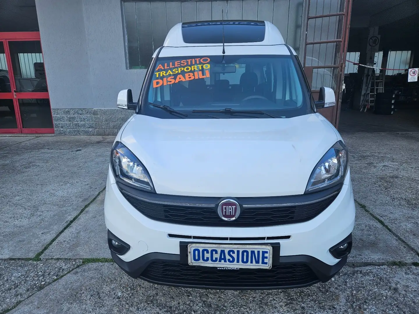 Fiat Doblo 1.6 MJT TRASPORTO DISABILI Weiß - 1