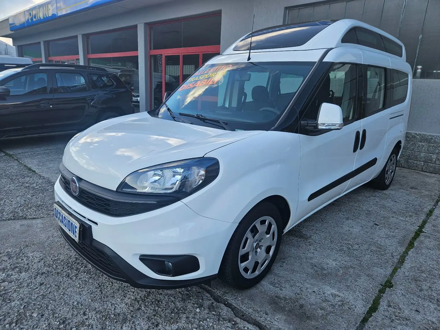 Fiat Doblo 1.6 MJT TRASPORTO DISABILI Weiß - 2