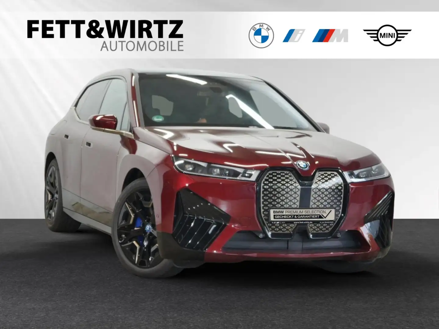 BMW iX xDrive50 Lr. 499,- br. o.Anz. 24Mon/5`Km p.A. Rosso - 1