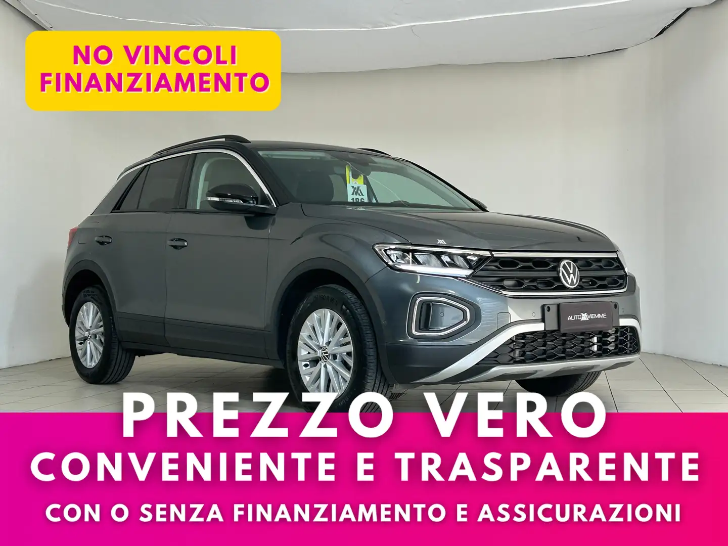 Volkswagen T-Roc Life 1.5 TSI 150cv + Clima bizona Gris - 1