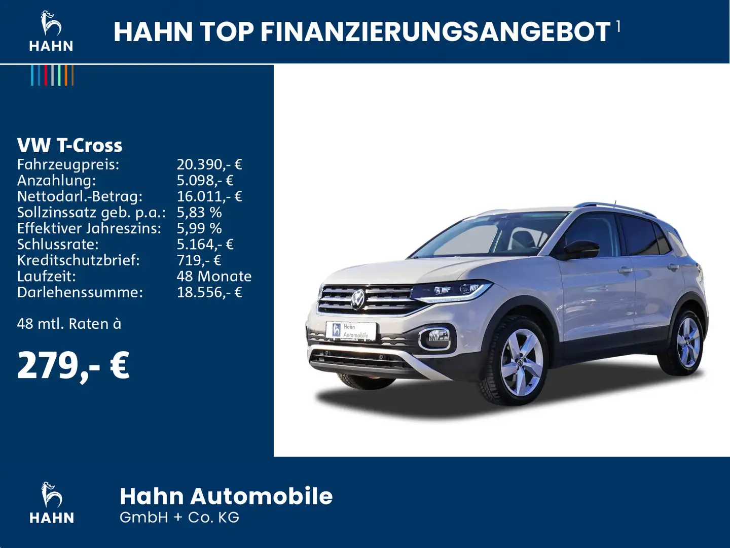 Volkswagen T-Cross 1.0TSI DSG Style ACC App-Connect Spurh L Grijs - 2