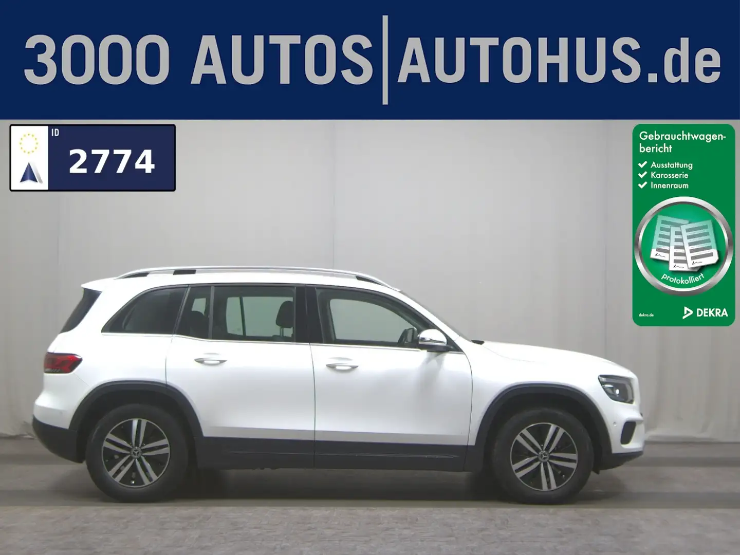 Mercedes-Benz GLB 200 d Style T-Leder Navi Multibeam MBUX Weiß - 1