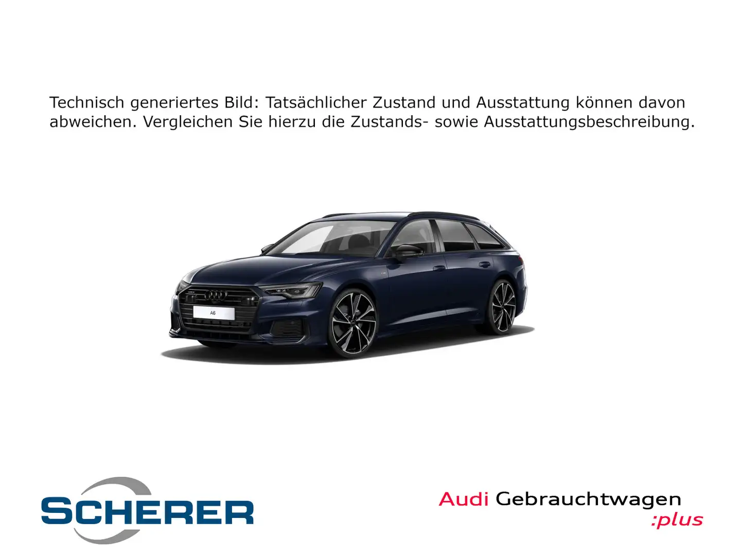 Audi A6 40 TDI quattro tronic S LINE B&O AHK 36 Blau - 1