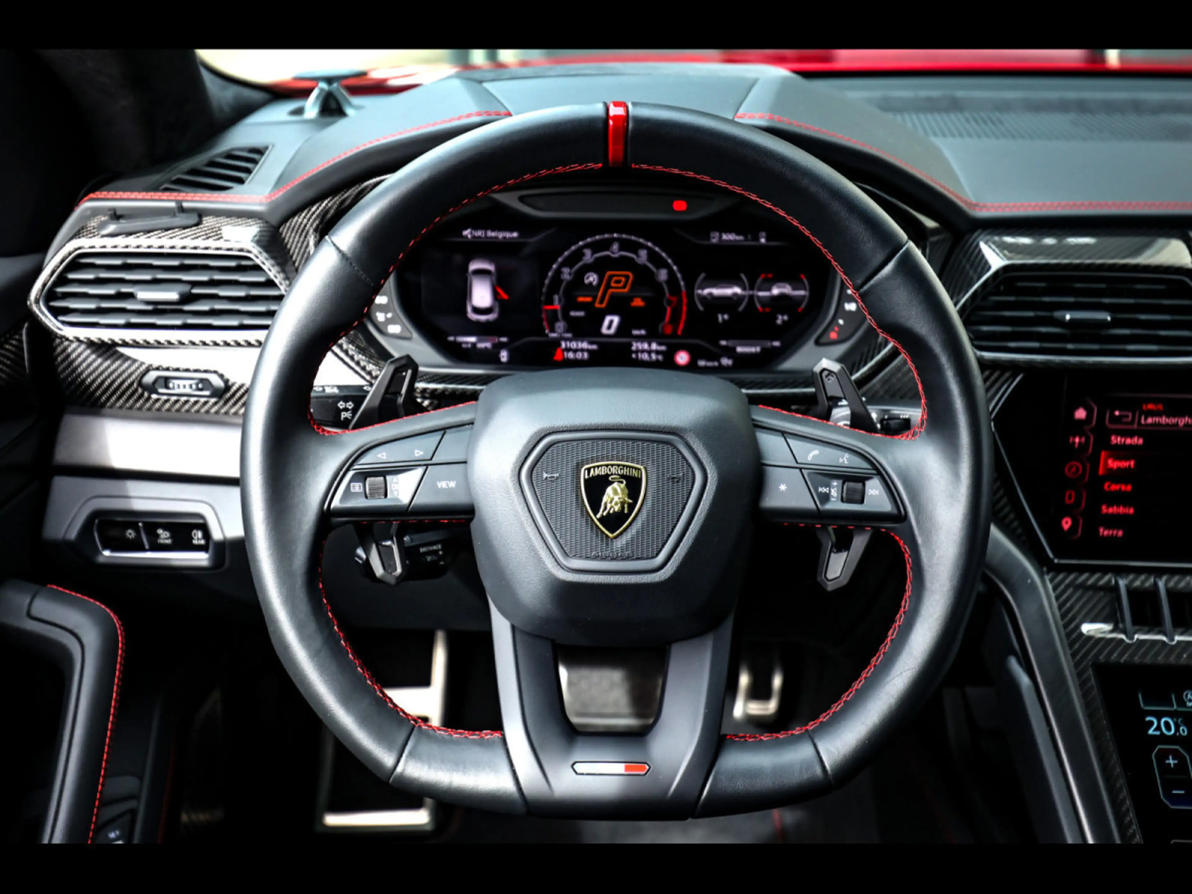 Lamborghini Urus 4.0 V8 S°666 CH°ROSSO EFESTO°CARBON°B&O°WARR 05/28 — photo 13