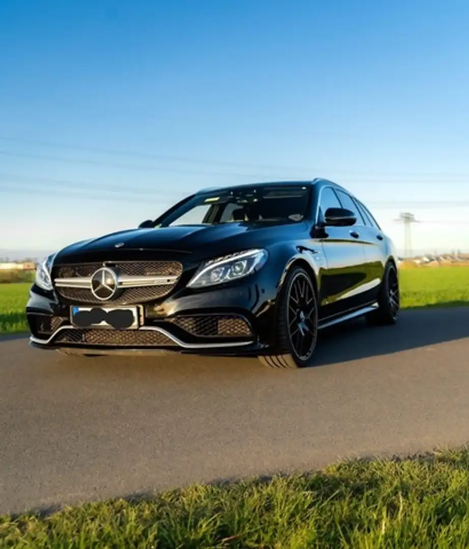 Mercedes-Benz C 63 AMG T +Burmester+Pano+HUD+Memory+ Schwarz - 2