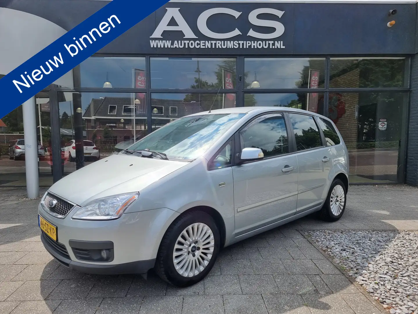 Ford Focus C-Max met Nieuwe MOTOR 1.8-16V Ghia Grijs - 1