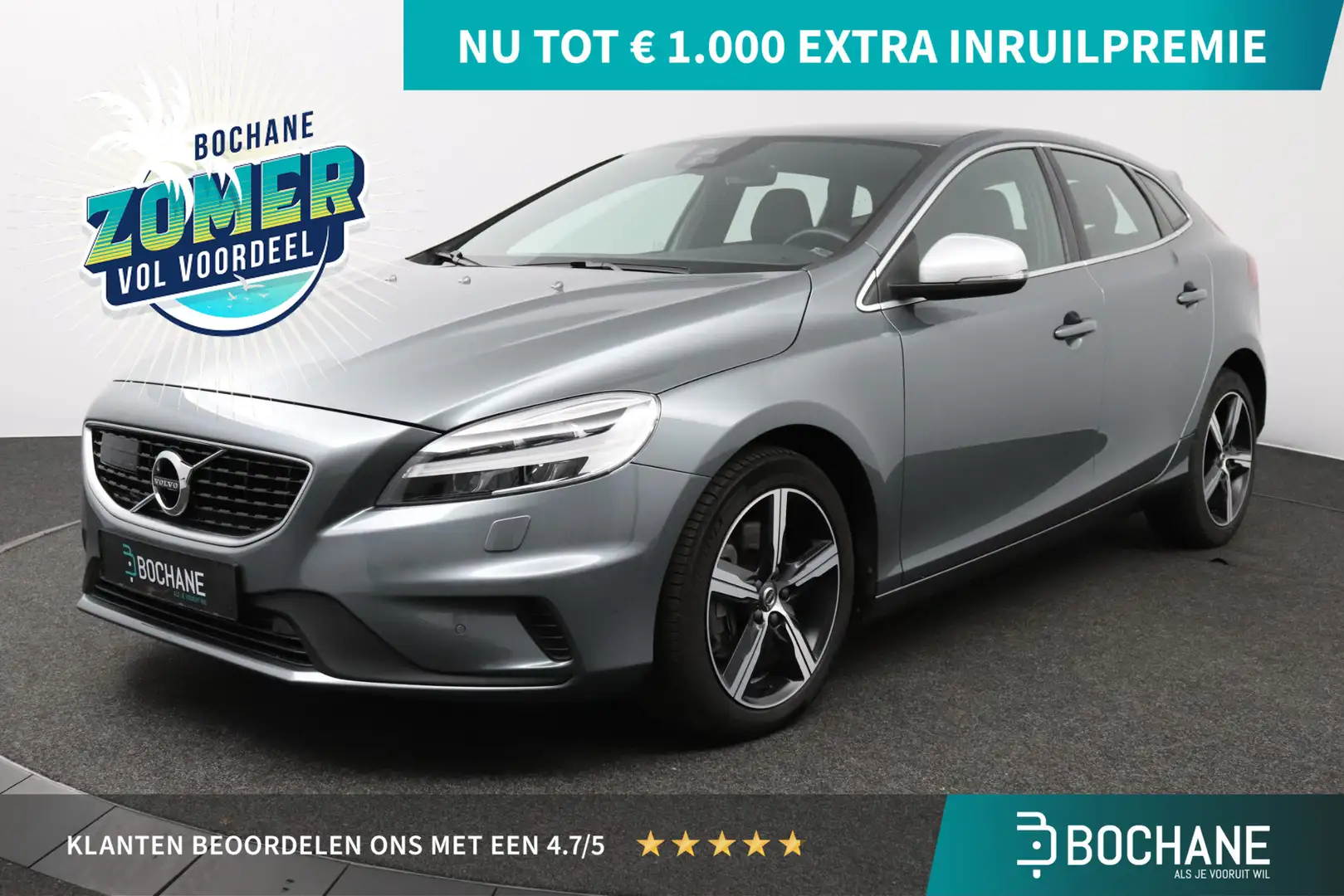 Volvo V40 1.5 T3 R-Design 150PK| Automaat| Dealeronderhouden Grijs - 1