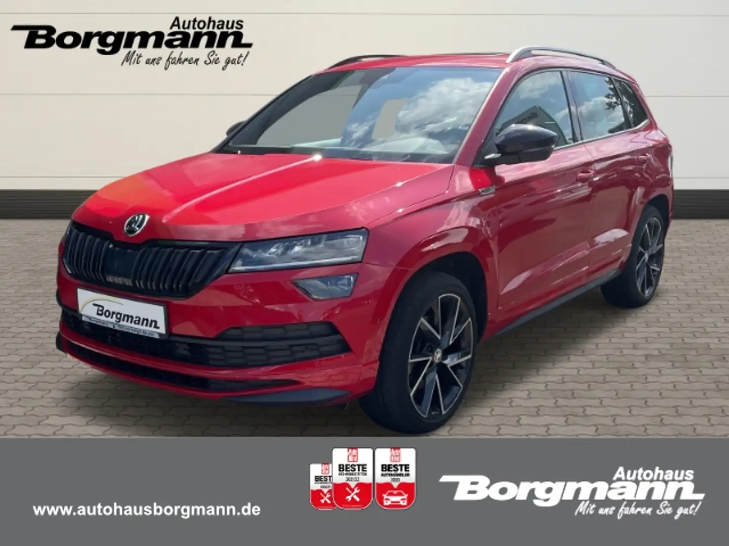 Skoda Karoq Sportline 4x4 2.0 TSI EU6d-T Sportline Allrad Spor Rojo - 1