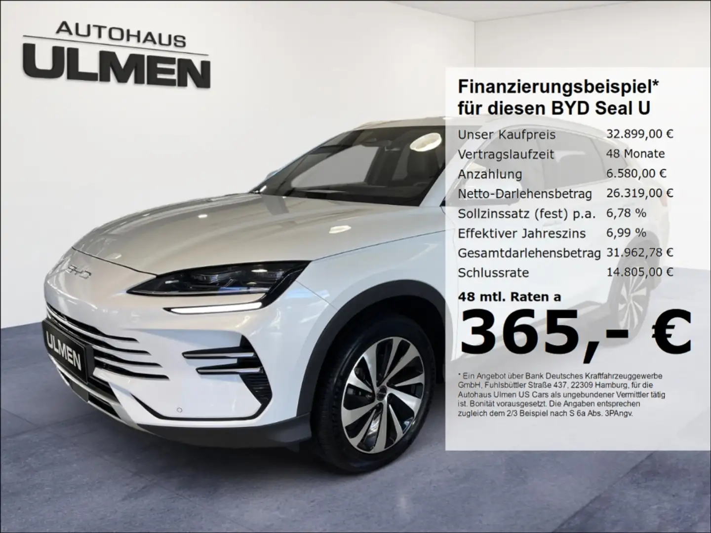 BYD Seal U DM-i Boost Leder Pano 360°Cam Voll Bianco - 1